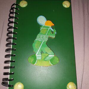 Vintage Tennis 3D Journal Brand New.